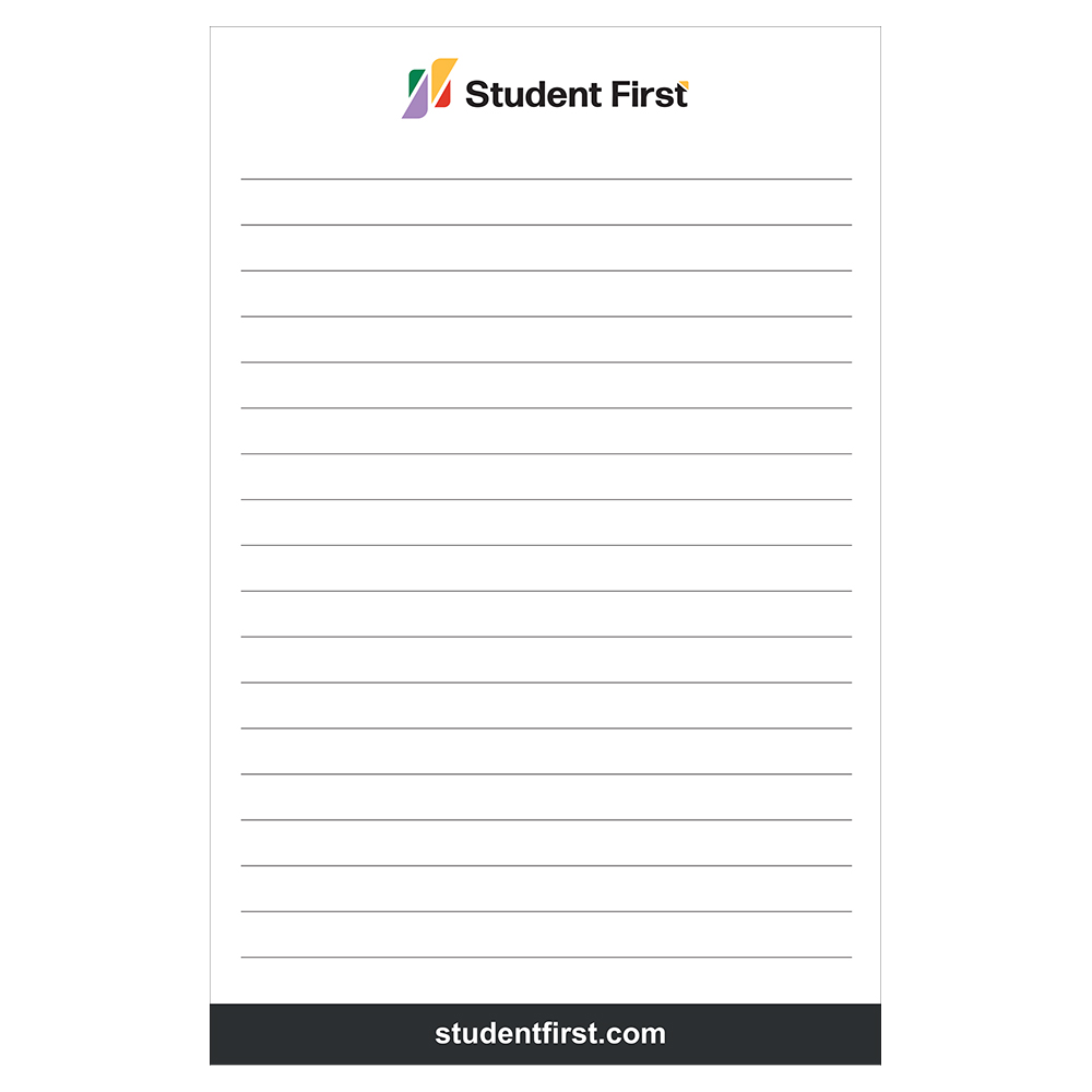 Student First Notepads